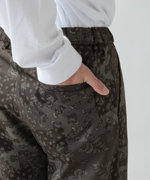 RAGEBLUE（レイジブルー）の「＜セットアップ着用可能＞裏起毛ダマスク柄イージーパンツ/924386（デニムパンツ・メンズ・ネイビー/ダークグレー・MEDIUM/LARGE）」の14枚目の写真