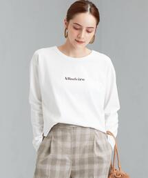 green label relaxing | SC プリント クルーネック ロングスリーブ Tシャツ(Tシャツ/カットソー)