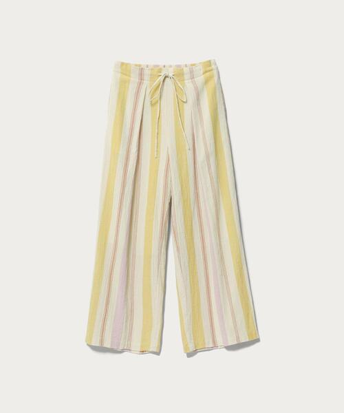 フィーニー PHEENY ストライプ ワイドパンツ F コットン イージーパンツ PHEENY（フィーニー）の「【別注】＜PHEENY＞∴ストライプイージー