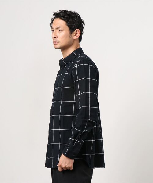 DR.DENIM（ドクターデニム）の「Iggy Regular Shirt（シャツ/ブラウス・メンズ・ブラック系その他・MEDIUM/SMALL/LARGE）」の2枚目の写真