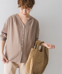 URBAN RESEARCH | Vネックタックシャツ(シャツ/ブラウス)