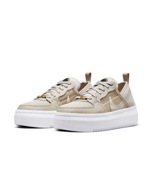 NIKE(ナイキ)の「ナイキ コート ビジョン アルタ ウィメンズシューズ / 厚底 スニーカー / Nike Court Vision Alta Women's Shoe(スニーカー・レディース・ホワイト/ブラック/ホワイト系その他2/ベージュ系その他2・23/24/25/26/25.5/26.5/22.5/24.5/23.5/27.5/29/27/28.5/28)」の9枚目の写真