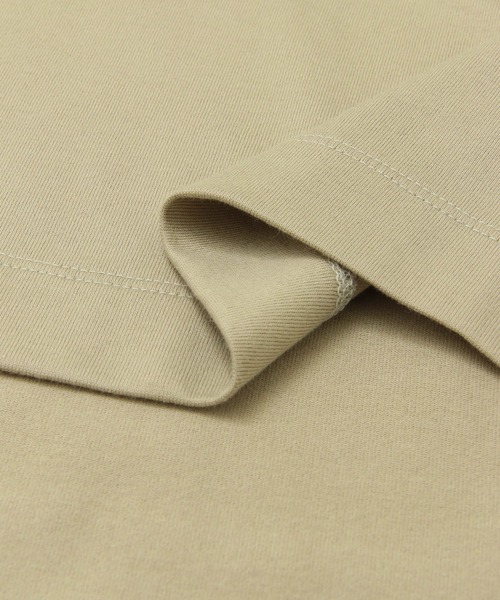 KBF+(ケービーエフプラス)の「KBF+ 袖スリットプルオーバー(Tシャツ/カットソー・レディース・チャコールグレー/オフホワイト/ライトカーキ・ONE)」の21枚目の写真