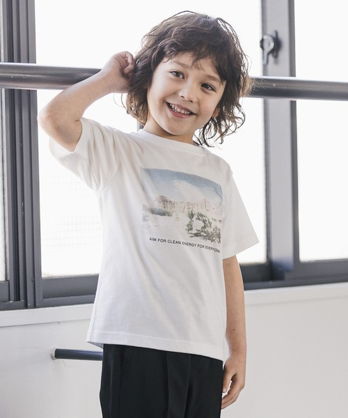 GLOBAL WORK（グローバルワーク）の「【キッズ】吸水速乾グラフィックT半袖/933562（Tシャツ/カットソー・キッズ・ホワイト系その他3/チャコールグレー/ホワイト/ホワイト系その他2/ブラック/ダークグレー/アイボリー/グレー/その他1/その他/オレンジ/その他2/グレー系その他6/ライトイエロー/ミント/ライトパープル/オフホワイト/ダークブラウン・110cm/120cm/130cm/150cm/160cm/100cm/140cm）」の5枚目の写真