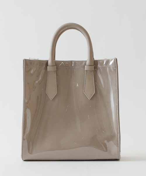 COLONY 2139（コロニートゥーワンスリーナイン）の「PVCクリアトートバッグ(スムース)（ショルダーバッグ・レディース・ブラック/モカ・FREE）」の9枚目の写真