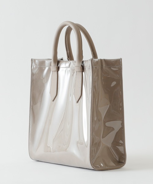 COLONY 2139（コロニートゥーワンスリーナイン）の「PVCクリアトートバッグ(スムース)（ショルダーバッグ・レディース・ブラック/モカ・FREE）」の11枚目の写真