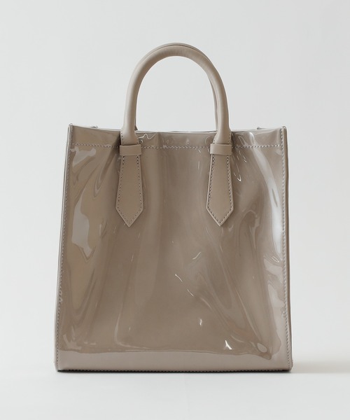 COLONY 2139（コロニートゥーワンスリーナイン）の「PVCクリアトートバッグ(スムース)（ショルダーバッグ・レディース・ブラック/モカ・FREE）」の4枚目の写真