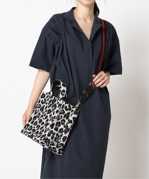 VERMEIL par iena(ヴェルメイユパーイエナ)の「レオパードジャガードトートSmall◆(ショルダーバッグ・レディース・グレー・SMALL)」の10枚目の写真