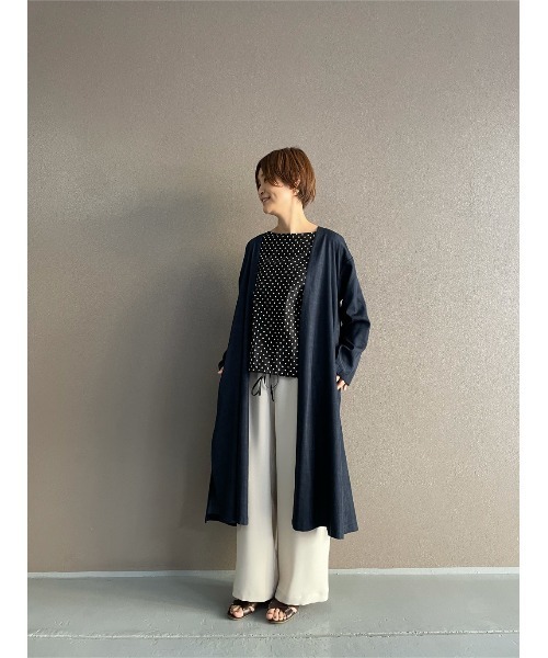 BEARDSLEY（ビアズリー）の「ナゴミワイドパンツ（その他パンツ・レディース・ブラック/ベージュ/ネイビー・FREE/SMALL）」の15枚目の写真