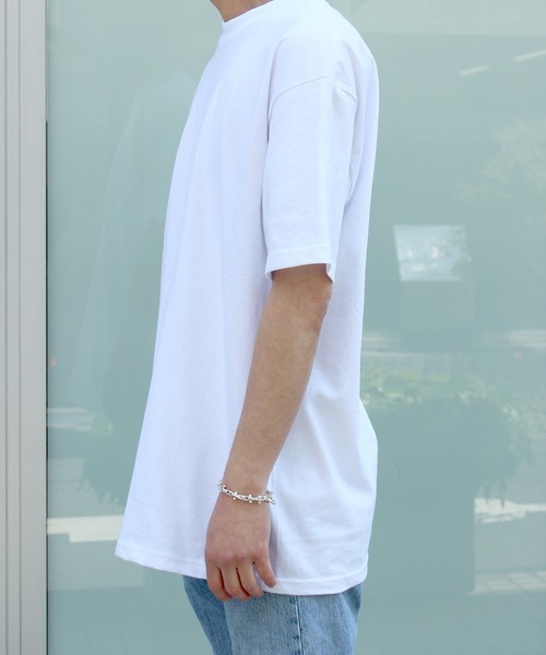 PRO CLUB （プロクラブ）の「【PRO CLUB】5.8oz コンフォートTシャツ スタンタードシルエット T0102（Tシャツ/カットソー・メンズ・ホワイト/ベージュ/ブラック/ネイビー/グレー/モカ/グリーン・L/XL/M）」の21枚目の写真