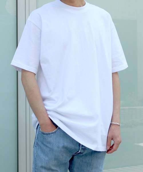 PRO CLUB （プロクラブ）の「【PRO CLUB】5.8oz コンフォートTシャツ スタンタードシルエット T0102（Tシャツ/カットソー・メンズ・ホワイト/ベージュ/ブラック/ネイビー/グレー/モカ/グリーン・L/XL/M）」の12枚目の写真