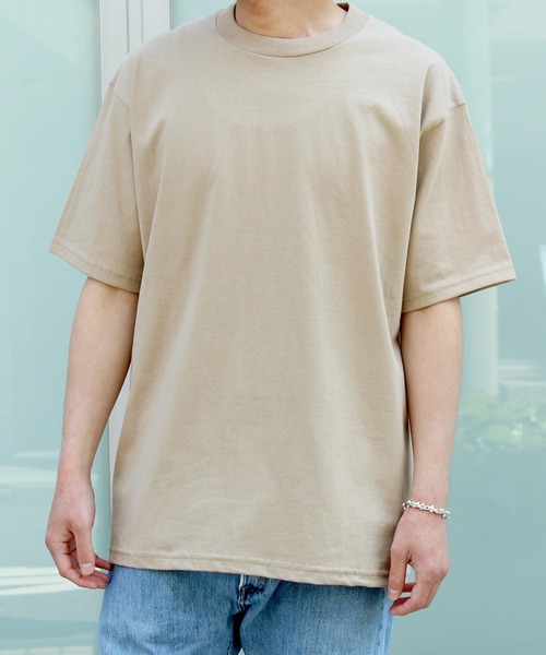 PRO CLUB （プロクラブ）の「【PRO CLUB】5.8oz コンフォートTシャツ スタンタードシルエット T0102（Tシャツ/カットソー・メンズ・ホワイト/ベージュ/ブラック/ネイビー/グレー/モカ/グリーン・L/XL/M）」の18枚目の写真