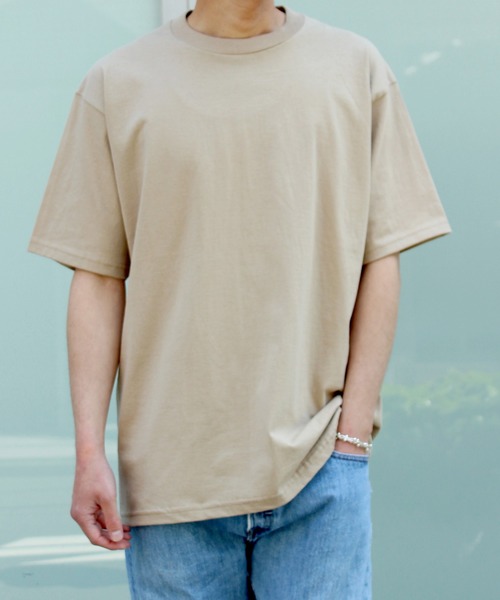 PRO CLUB （プロクラブ）の「【PRO CLUB】5.8oz コンフォートTシャツ スタンタードシルエット T0102（Tシャツ/カットソー・メンズ・ホワイト/ベージュ/ブラック/ネイビー/グレー/モカ/グリーン・L/XL/M）」の8枚目の写真