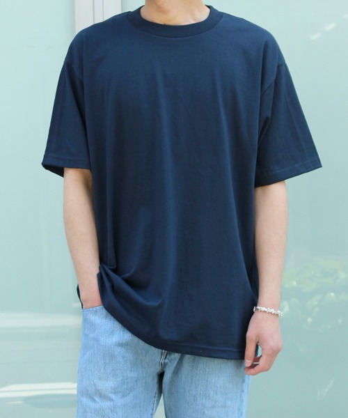 PRO CLUB （プロクラブ）の「【PRO CLUB】5.8oz コンフォートTシャツ スタンタードシルエット T0102（Tシャツ/カットソー・メンズ・ホワイト/ベージュ/ブラック/ネイビー/グレー/モカ/グリーン・L/XL/M）」の19枚目の写真