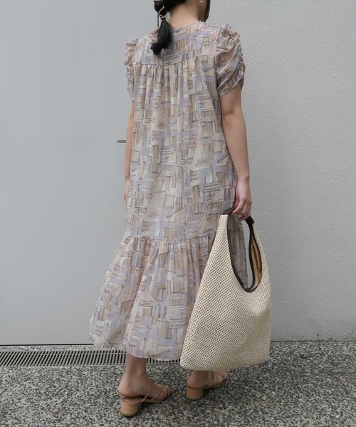 ワンピースギャザースリーブワンピース ワンピース Corners コーナーズ のファッション