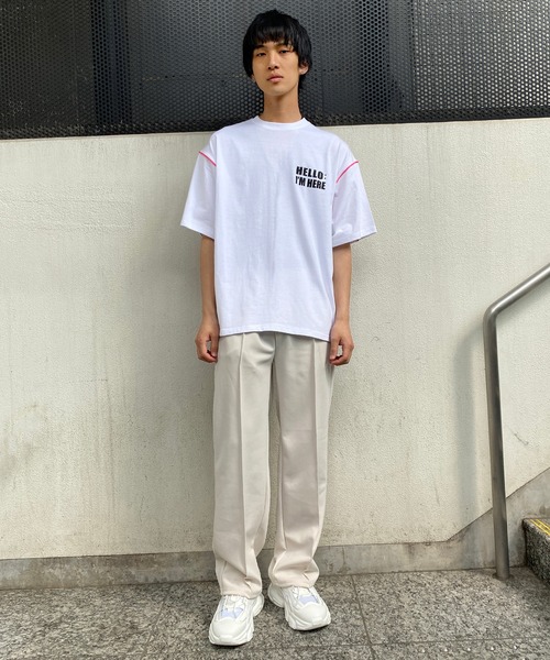 Figments（フィグメンツ）の「イージースラックス（その他パンツ・レディース・オフホワイト/ブラック・FREE）」の5枚目の写真