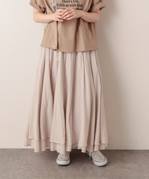 PUAL CE CIN | インドコットンボイルスカート(スカート)