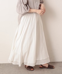 PUAL CE CIN | インドコットンボイルスカート(スカート)
