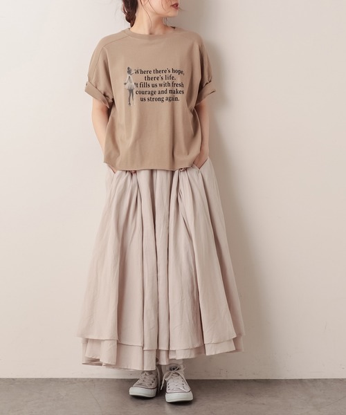 PUAL CE CIN（ピュアルセシン）の「インドコットンボイルスカート（スカート・レディース・ホワイト/ブラック/ベージュ/ブルー/ローズ・FREE）」の17枚目の写真