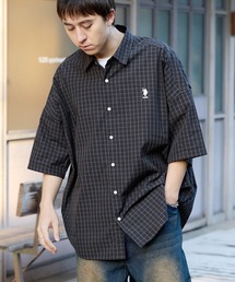 セール】TOWNCRAFT / タウンクラフト 60S OMBRE OPEN COLLAR SHIRT