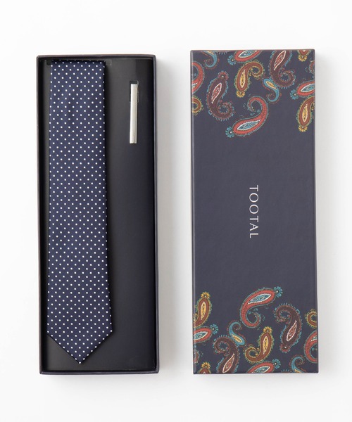 Tootal（トゥータル）の「老舗イギリスブランド Tootal ネクタイ＋ピン ギフトセット（ネクタイ・メンズ・カーキ/シルバー/ブラック/ネイビー/ブラック×ホワイト/ブラック系その他/グリーン系その他/ブルー系その他/ブルー系その他2/ネイビー系/ネイビー系1/ネイビー系2/レッド系3/レッド系その他2/ブラウン系その他/レッド系その他/ボルドー/カーキ系/カーキ系1/ネイビー系3/シルバー系その他/ゴールド系その他/シルバー系その他2/ライトブルー/ダークネイビー/グリーン系その他2/ネイビー系4・FREE）」の15枚目の写真