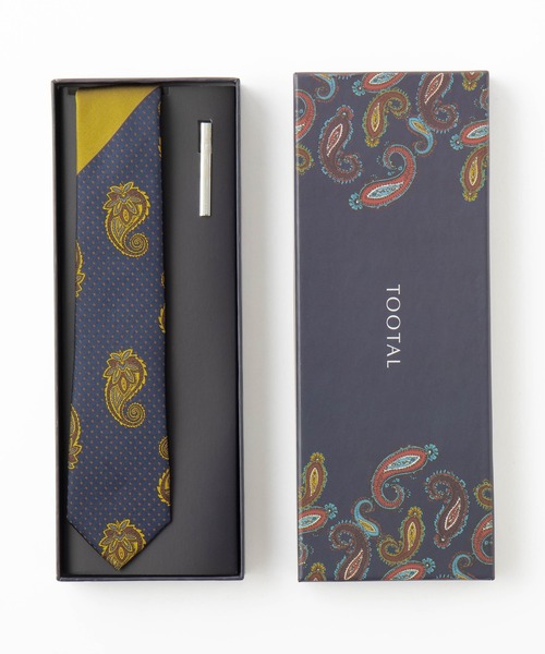 Tootal（トゥータル）の「老舗イギリスブランド Tootal ネクタイ＋ピン ギフトセット（ネクタイ・メンズ・カーキ/シルバー/ブラック/ネイビー/ブラック×ホワイト/ブラック系その他/グリーン系その他/ブルー系その他/ブルー系その他2/ネイビー系/ネイビー系1/ネイビー系2/レッド系3/レッド系その他2/ブラウン系その他/レッド系その他/ボルドー/カーキ系/カーキ系1/ネイビー系3/シルバー系その他/ゴールド系その他/シルバー系その他2/ライトブルー/ダークネイビー/グリーン系その他2/ネイビー系4・FREE）」の17枚目の写真