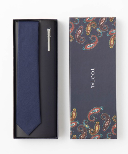 Tootal（トゥータル）の「老舗イギリスブランド Tootal ネクタイ＋ピン ギフトセット（ネクタイ・メンズ・カーキ/シルバー/ブラック/ネイビー/ブラック×ホワイト/ブラック系その他/グリーン系その他/ブルー系その他/ブルー系その他2/ネイビー系/ネイビー系1/ネイビー系2/レッド系3/レッド系その他2/ブラウン系その他/レッド系その他/ボルドー/カーキ系/カーキ系1/ネイビー系3/シルバー系その他/ゴールド系その他/シルバー系その他2/ライトブルー/ダークネイビー/グリーン系その他2/ネイビー系4・FREE）」の11枚目の写真