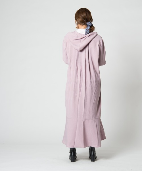 LAYMEE(レイミー)の「Palm shirt OP / パルムシャツワンピース(シャツワンピース・レディース・ブラック/ピンク/ベージュ・FREE)」の17枚目の写真