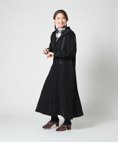 LAYMEE(レイミー)の「Palm shirt OP / パルムシャツワンピース(シャツワンピース・レディース・ブラック/ピンク/ベージュ・FREE)」の20枚目の写真