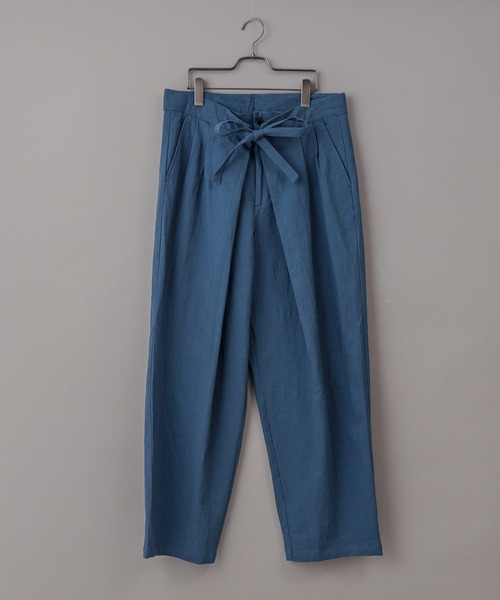 CIAOPANIC（チャオパニック）の「フロントラップワイドパンツ（その他パンツ・メンズ・ブラック/ブルー/オフホワイト・LARGE/MEDIUM）」の3枚目の写真