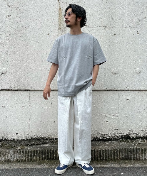 CIAOPANIC（チャオパニック）の「フロントラップワイドパンツ（その他パンツ・メンズ・ブラック/ブルー/オフホワイト・LARGE/MEDIUM）」の16枚目の写真