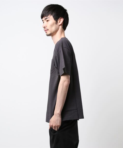 UNDERWRAPS(アンダーラップス)の「無地V/NポケットT (M3)(Tシャツ/カットソー・メンズ・ピンク/チャコールグレー/ブルー/ホワイト/ライトベージュ・M/L)」の6枚目の写真
