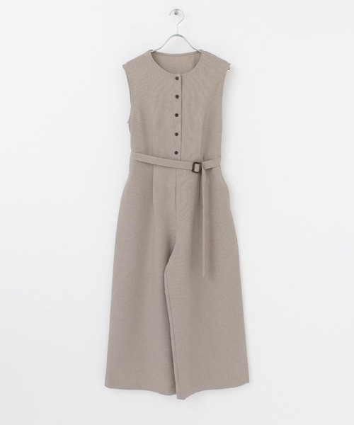 ITEMS URBANRESEARCH（アイテムズ アーバンリサーチ）の「ウエストベルトオールインワン（つなぎ/オールインワン・レディース・アイボリー/ベージュ/グレー・FREE）」の8枚目の写真