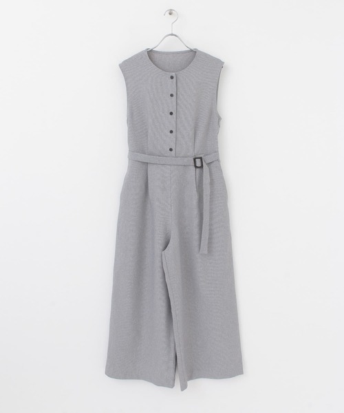 ITEMS URBANRESEARCH（アイテムズ アーバンリサーチ）の「ウエストベルトオールインワン（つなぎ/オールインワン・レディース・アイボリー/ベージュ/グレー・FREE）」の16枚目の写真