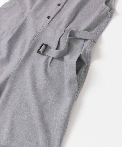 ITEMS URBANRESEARCH（アイテムズ アーバンリサーチ）の「ウエストベルトオールインワン（つなぎ/オールインワン・レディース・アイボリー/ベージュ/グレー・FREE）」の20枚目の写真