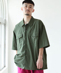 BEAMS | BEAMS / ミリタリー ストレッチ リップストップ イージーシャツ(シャツ/ブラウス)