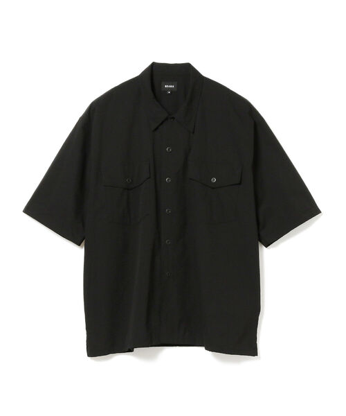 BEAMS(ビームス)の「BEAMS / ミリタリー ストレッチ リップストップ イージーシャツ(シャツ/ブラウス・メンズ・ブラック/オリーブ・MEDIUM/LARGE/SMALL/X-LARGE)」の8枚目の写真