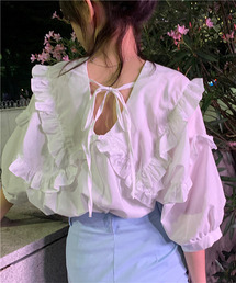 c.u.l | 【c.u.l:w】ビッグカラーブラウス culw52(シャツ/ブラウス)