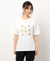 Samansa Mos2 | 焼き菓子プリントTシャツ(Tシャツ/カットソー)