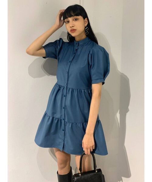 ワンピース ドレス ワンピースアームタックコンパクトワンピース ワンピース Emoda エモダ のファッション