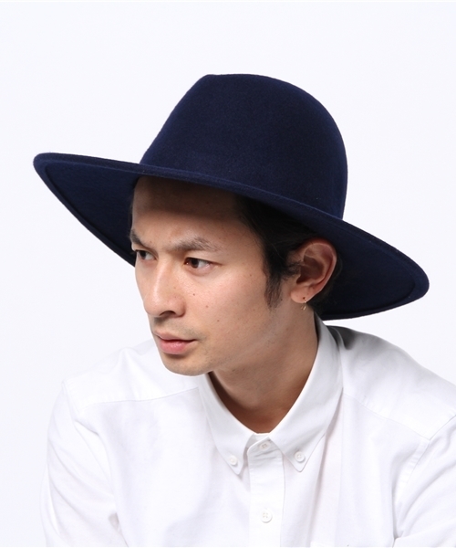 WEGO（ウィゴー）の「WEGO/ロングブリムフェルトハット（ハット・メンズ・ブラック/ベージュ/ネイビー・FREE）」の10枚目の写真