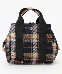 SAC | 口枠型ポリエステル素材プリントハンドバッグ  Happy&Sac(ハンドバッグ)