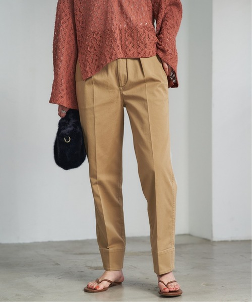 Spick & Span（スピックアンドスパン）の「ストレッチギャバジンフレンチカーゴパンツ◆（カーゴパンツ・レディース・カーキ/キャメル・40/38/36/34）」の12枚目の写真