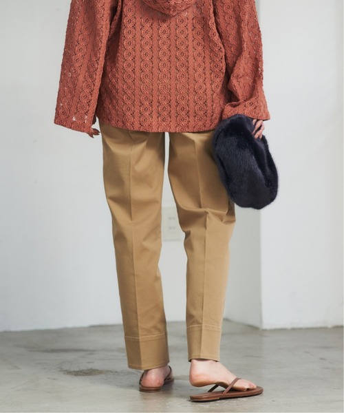 Spick & Span（スピックアンドスパン）の「ストレッチギャバジンフレンチカーゴパンツ◆（カーゴパンツ・レディース・カーキ/キャメル・40/38/36/34）」の16枚目の写真