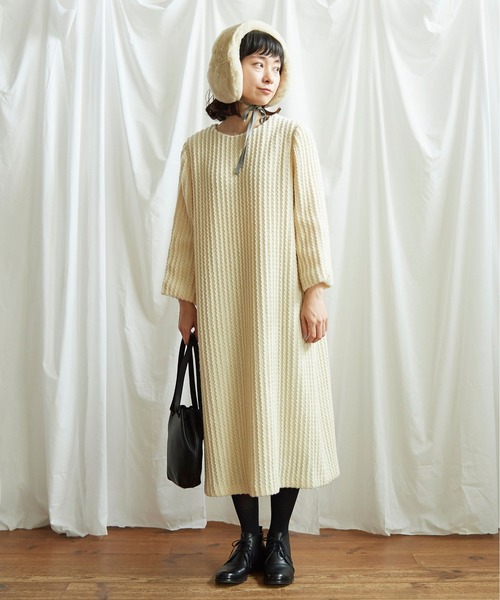 Lene(レネ)の「ラッセルレース ストレートワンピース(ワンピース・レディース・ホワイト・FREE)」の2枚目の写真