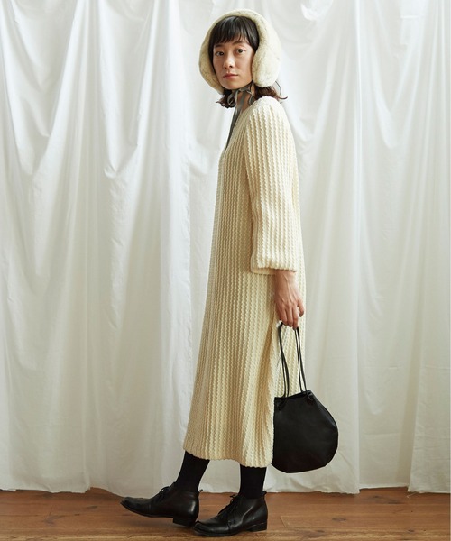 Lene(レネ)の「ラッセルレース ストレートワンピース(ワンピース・レディース・ホワイト・FREE)」の13枚目の写真