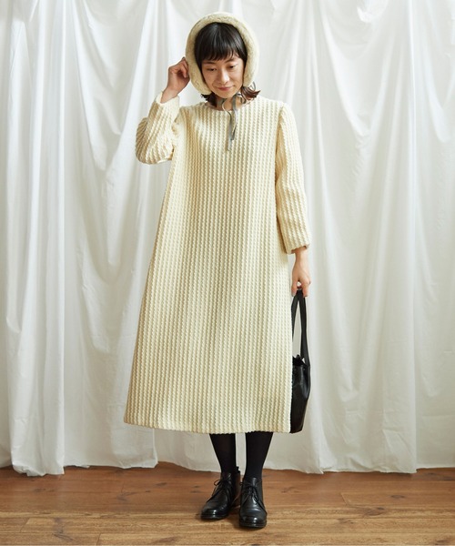 Lene(レネ)の「ラッセルレース ストレートワンピース(ワンピース・レディース・ホワイト・FREE)」の4枚目の写真