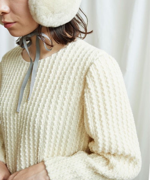 Lene(レネ)の「ラッセルレース ストレートワンピース(ワンピース・レディース・ホワイト・FREE)」の19枚目の写真