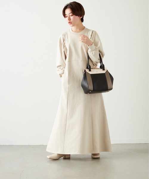 LITTLE ACCESSORIES（リトルアクセサリーズ）の「上品な配色のがま口トートバッグ（トートバッグ・レディース・ブラック/グレイッシュベージュ/ピンク・フリー）」の22枚目の写真