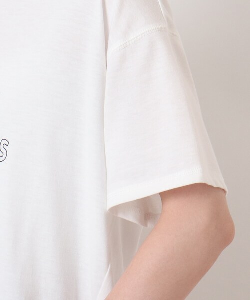 Cutie Blonde（キューティーブロンド）の「◆【S-L/抗菌防臭/吸湿冷感】ロゴTシャツ（Tシャツ/カットソー・レディース・チャコールグレー/レンガ/オフホワイト・03/02/01）」の7枚目の写真